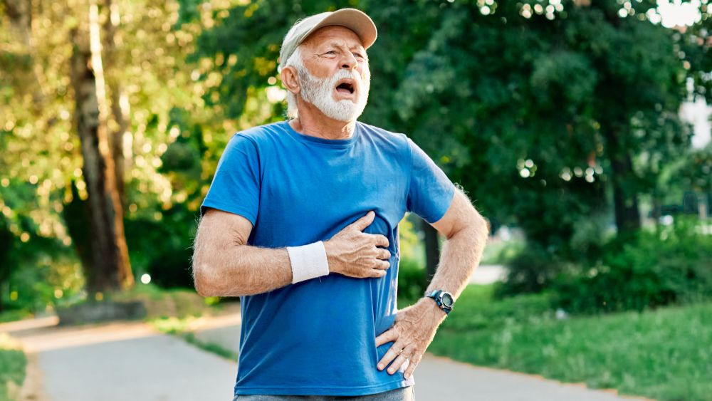 Elderly Person Experiencing Breathlessness While Walking - DR TARUN BAID Blog